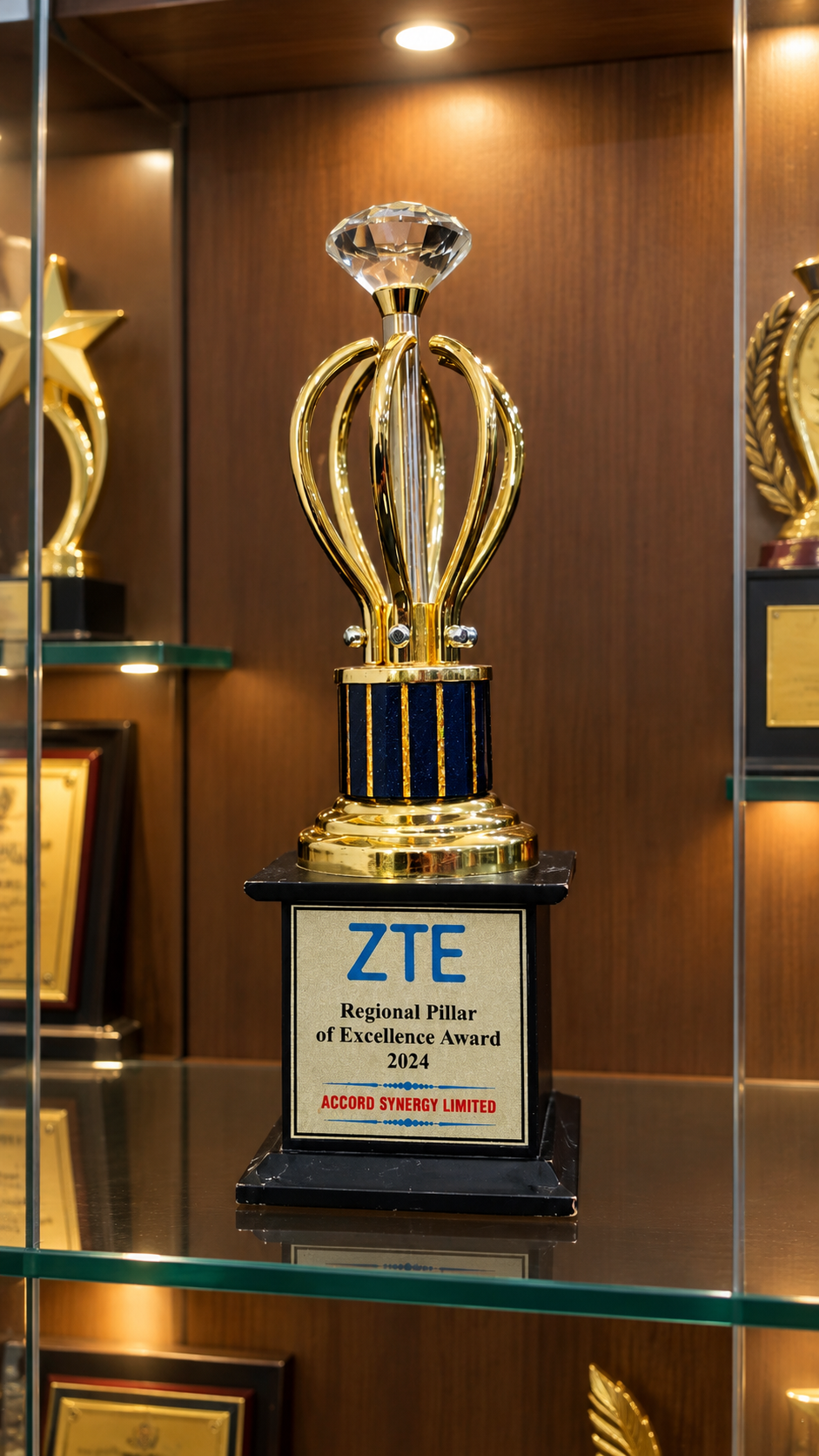ZTE 2024 Regional Pillar of Excellence Award presented to Accord Synergy Limited